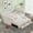 Beige#2, variant on Twin Size Adjustable Bed Base, Twin XL Size Upholstery Daybed and Side Storage pocket,Beige, Beige Bed Frames,Velvet Platform Bed Frames, Furniture Bedroom Furniture Beds, Frames & Bases