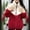 Red women fall winter jacket a1, variant on Women Fall Winter Collared Long Sleeve Zip Up Jackets Fuzzy Fleece Warm Casual Blazer Cozy Outwear Loose Plus Size Windbreaker Outerwear, Green 2XL