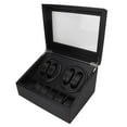 thumbnail image 4 of ANGGREK 4+6 Automatic Watch Winder Box Display Storage Box For Wristwatch Mechanical Watch 110-240V US Plug,Watch Storage Box, 4 of 8