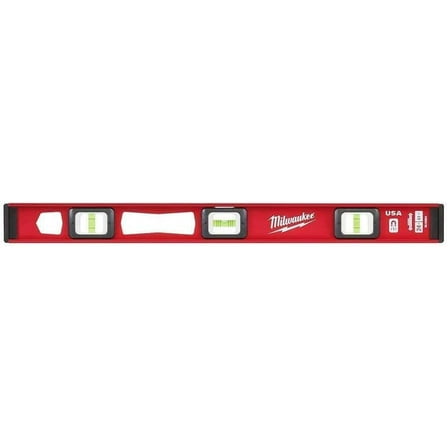 MLIBM24 for Milwaukee 24"" Heavy Duty Frame All Metal Magnetic I-Beam Level, Red
