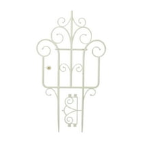 Uutvery Trellis for Potted Plants,Plant Trellis for Climbing Plants,Stackable Houseplant Flower Pots Supports,Plastic Garden Fence,Animal Barrier Fencing Decor Garden Trellis 15.74x8.86 Inches