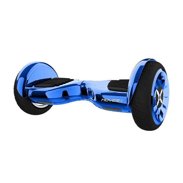 Hover-1 Titan UL Certified Electric Hoverboard w 10 In. wheels, LED Lights, Bluetooth Speaker, and App Connectivity - Blue -
