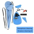 thumbnail image 4 of 10pcs Saxophone Clean Kits Functional Sax Clean Kits Set Effective Cotton Sax Cork Cleaning Brush Soft Sax Cork Brush Screwdriver for Indoor Home Cleaning, 4 of 9