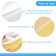 thumbnail image 4 of Uxcell 100Pack 20mm Acrylic Self Adhesive Small Round Mirror Wall Sticker Decals, Gold, 4 of 6