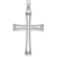 thumbnail image 3 of Avariah Diamonds 14K White Gold Polished and Cut-Out Cross - 22.9mm, 3 of 6