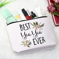 thumbnail image 4 of Funny Nona Gift for Grandma Best Nona Ever Cosmetic Bag from Grandchildren, 4 of 5