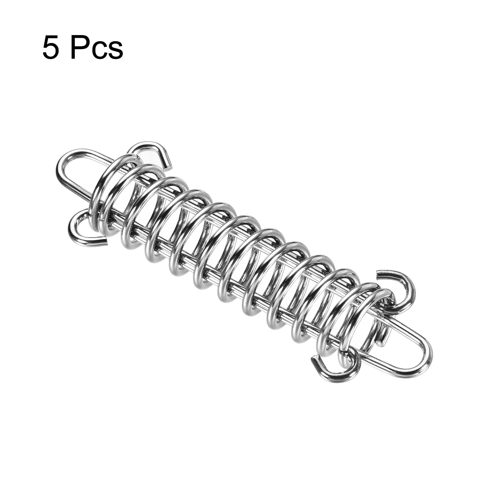 Unique Bargains Tent Spring Buckle Stainless Steel Rope Tensioner for Awning Tarps