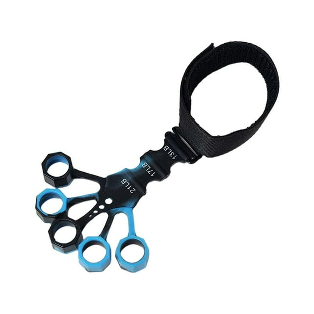 Silicone Hand Finger Gripper - Elastic Trainer for Wrist & Finger Strength - Multifunctional, Comfortable, Lightweight & Portable - Suitable for All Ages & Genders