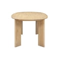 thumbnail image 2 of NPD Furniture Drego 78.5" Oval Dining Table in Natural Whitewash, 2 of 14
