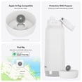 thumbnail image 2 of Botella de Agua HidrateSpark PRO 2 946 ml con Funda de Silicona Blanca, 2 of 3