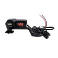thumbnail image 2 of Cargador Rápido De Teléfono A Prueba De Agua Para Motocicleta Con Pantalla De Voltaje Encendedor De Cigarrillos Adaptador De Cargador De Motocicleta Con 2 Puertos Usb Para Motocicleta Al Aire Libre Advancent VI008899-02, 2 of 7