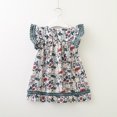 thumbnail image 4 of Vestido Herrnalise para niñas y niños pequeños, ropa para bebés, vestidos de princesa con estampado floral de encaje para fiestas, 4 of 8