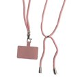thumbnail image 1 of sweethay Cordones anticaída universales para teléfono, parche cruzado para teléfono móvil, cuerda colgante para el cuello, correa ajustable, Teléfono y Comunicación Rosado, 1 of 6