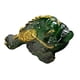 thumbnail image 4 of Adorno para mascotas de té, figura de sapo que , sapo de la , artesanía de resina de Kungfu, decoración de bandeja de té para té, Verde S mayimx rana de dinero feng shui, 4 of 9