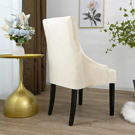 2 Pack Velvet Wingback Chair Slipcover Sloping Armchair Cover Stretch Wing Back Covers For Dining Room Banquet Home Decor 11 Canada 2 Pack Velvet Wingback Chair Slipcover, High Back Arm Chair Covers