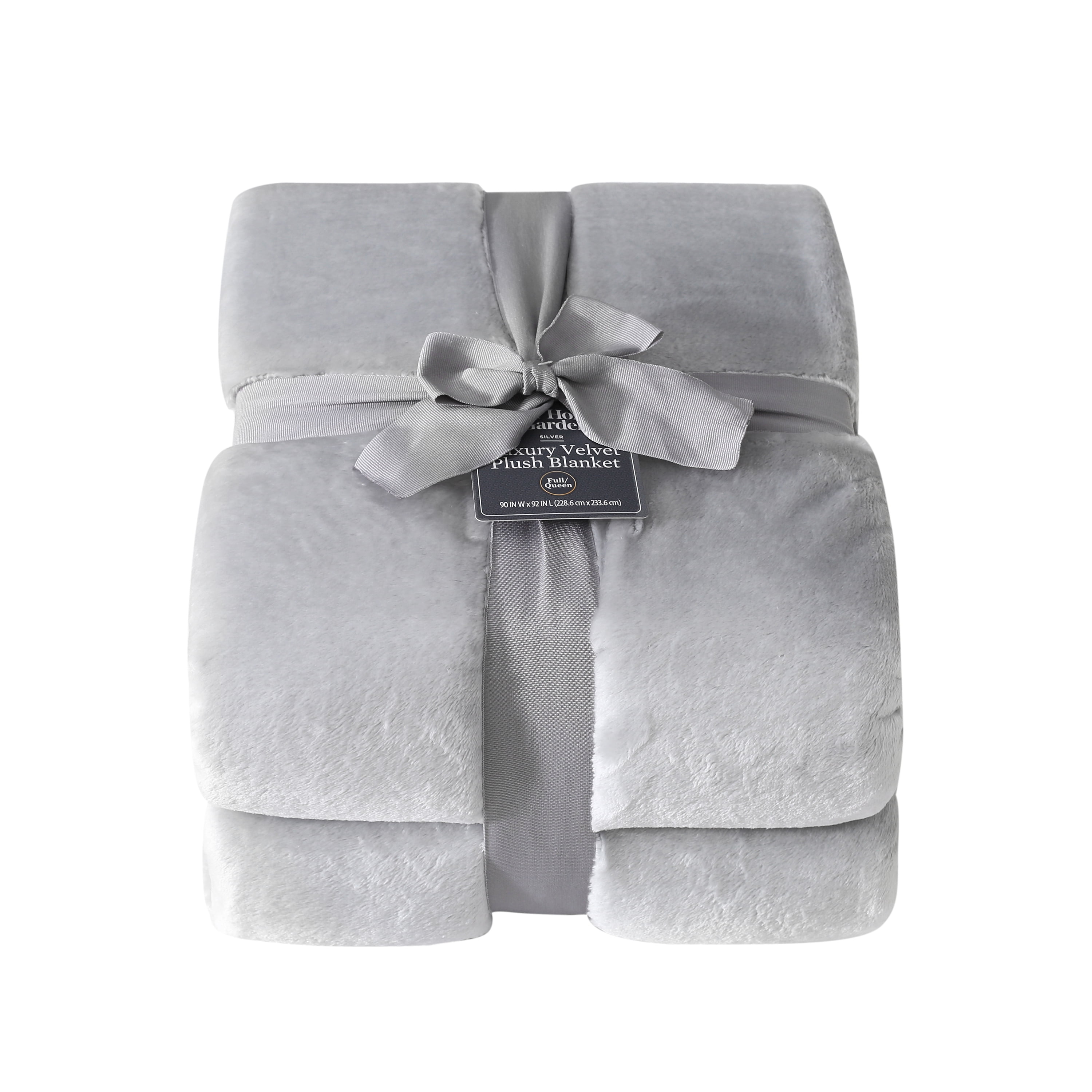 Valentine Charms - Grey Velveteen Plush Blanket – Precious Styles