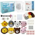 thumbnail image 3 of 8Pcs Crochet Kit for Beginners Complete Crochet Knitting Kit Adorable Animal Crochet Starter Pack with Yarn Stuffing Keychain DIY Crochet Craft Kit with Step-by-Step Video for Adults Kids, 3 of 11
