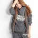 thumbnail image 1 of Traje deportivo popular de eBay para mujer, traje casual con capucha, suéter polar, tres piezas, deportivo para mujer, 1 of 5