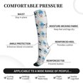 thumbnail image 2 of Sikiie Snow Gnome for Winter 1 Pairs Compression Socks for Men and Women 15-20 mmHg Running Support Socks, 2 of 7