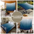 thumbnail image 6 of Navy Blue Ombre Tapestry for Bedroom Wall Hanging Tapestry, Contemporary Gradient Abstract Art Ceiling Backdrop Tapestries Poster Blanket Wall Decor for Teens Room Living Room Dorm 59" x 90", 6 of 8