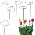 thumbnail image 2 of Soporte para plantas de jardín, soporte de hierro para trepar, alambre de metal redondo, varilla fija para interiores y exteriores., 2 of 9
