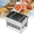 thumbnail image 4 of Molde para paletas de hielo de acero inoxidable fácil de usar 30 moldes para helados de acero inoxidable reutilizables para el hogar, 4 of 7