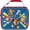 Blue, variant on Kid's Reusable Soft Lunch Box, Minecraft