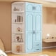thumbnail image 5 of Modern Bedroom Wardrobe Nordic Cube Clothing Organizer Korean Style Wooden Wardrobe Minimalist Summer Ropero Trendy Furniture My Lux Decor Round, 5 of 30