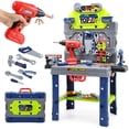 thumbnail image 6 of JoyStone 2 IN 1 Kids Tool Set Bench, Realistic Toy Tools with Realistic Tools and Electric Drill, Learning Gift for Kids Age 3-7, 6 of 11