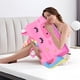 thumbnail image 4 of Fiudx Almohada Refrescante de Verano, Soporte Ergonómico para El Cuello, Tejido Transpirable de Seda Helada, Postura Cómoda para Dormir, Alivio Del Estrés, Siesta para Niños, Relajación para Estudiar, 4 of 5