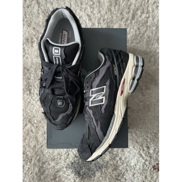 Mens New Balance 1906R Protection Pack Black Grey Noir Size 9