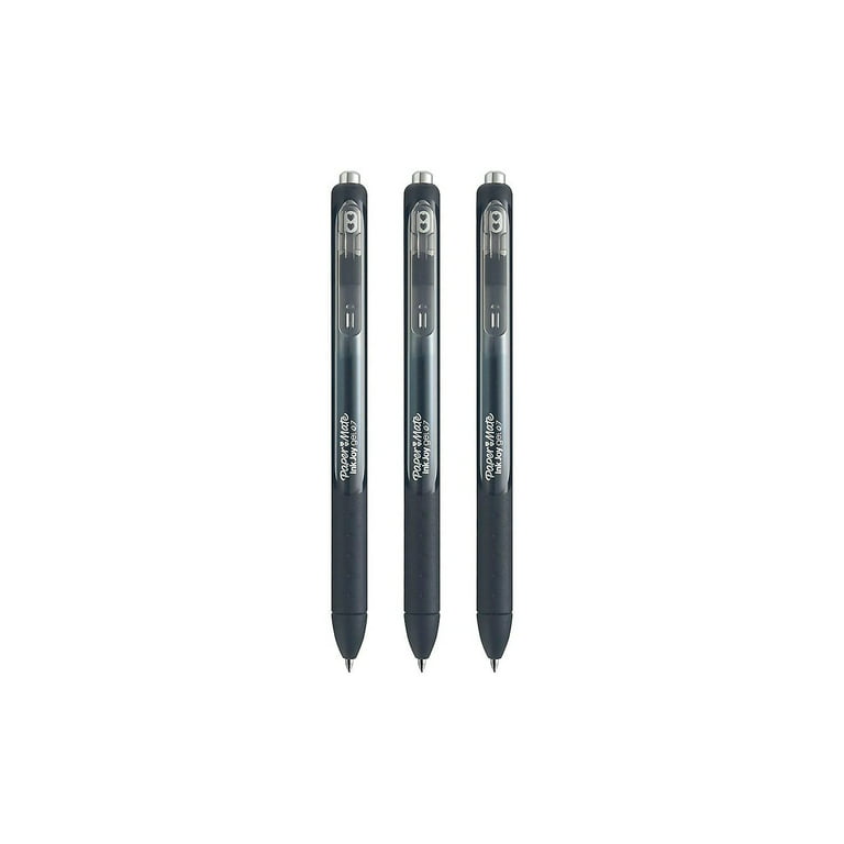 3 Retractable Black Gel Pens Medium Point Adult Coloring Books, Drawing,  Bible Study Kit, Planner, Scrapbooking Gel Pens Paper Mate Inkjoy 