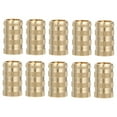 thumbnail image 4 of HAKIDZEL 10pcs Brass Knurled Insert Nuts for Precision Industrial Assembly, 4 of 8