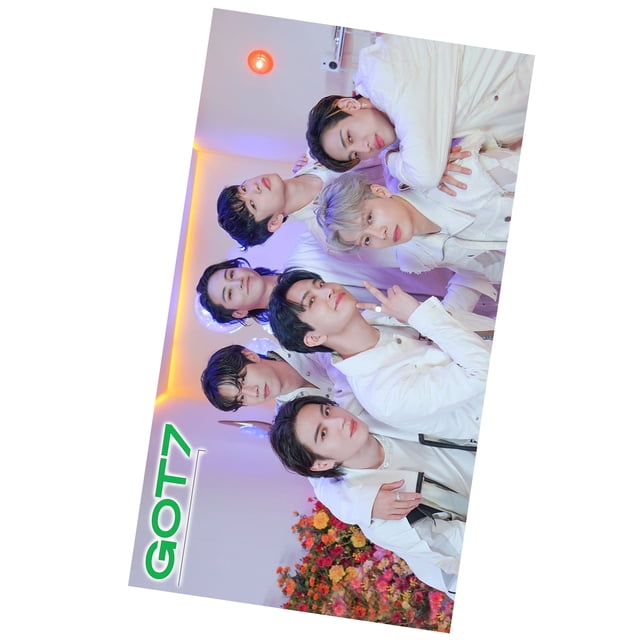 Toalla de Baño Diseño Got7 Kpop Ahgase Ep Nanana Poliester NubiSuave Estampado Diseño