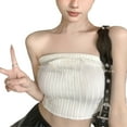 thumbnail image 1 of Tops sin tirantes de verano para mujer, Tops sin tirantes sin mangas para mujer Tops sin tirantes de verano para mujer Tops para mujer Valor excepcional, 1 of 9