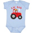 thumbnail image 3 of Inktastic Farmer Tractor Little Sis Girls Baby Bodysuit, 3 of 5