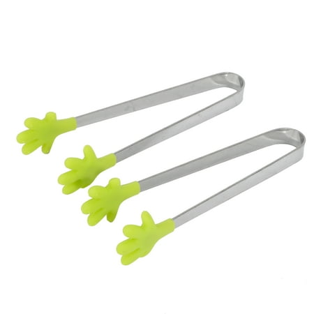 

Stainless Steel Mini Handy Food Tongs Food Clips Home Kitchen Tool Barbecue Buffet Restaurant Tool Tea Tool green