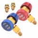 thumbnail image 3 of Conector de Acoplamiento Rápido para Coche Freon R134A, Adaptadores Latón, Medidor Colector Ajustable Refrigerante Aire Acondicionado, 3 of 9