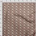 thumbnail image 4 of oneOone Rayon Brown Fabric Geometrical Craft Projects Decor Fabric Printed By The Yard 56 Inch Wide-aA, 4 of 5