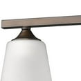thumbnail image 5 of Zoey 3-Light Oil-Rubbed Bronze Vanity Lights With Frosted Glass Shades, 5 of 6