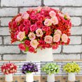 thumbnail image 2 of 3 Bunches Artificial Rose Elegant Simulated Flowers Fake Roses for Party Decor, 2 of 10