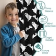 thumbnail image 3 of Blackout Kids Curtains,Halloween Ghost and Bat Silhouette Pattern Childrens Insulated Curtains Set Of 2,Bedroom Essentials,Toddler Room Decor 42"x84", 3 of 5