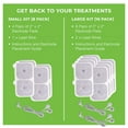 thumbnail image 3 of AccuRelief Universal Supply Kit for TENS Therapy, Used for Muscle Relief, Disposable Electrodes, 3 of 7