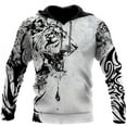 thumbnail image 4 of Hoodies for men cool animal-print street (F, S), 4 of 8