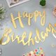 thumbnail image 3 of Feliz cumpleaños Banner 5 metros brillante/metálico feliz cumpleaños guirnalda colgante para adultos y niños fiesta de cumpleaños Feliz Sencillez, 3 of 5