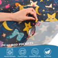 thumbnail image 4 of Yayeee Kitchen Valance Rod Pocket 54" x 18" Living Room Window Curtain, Small Space Pattern, 4 of 6