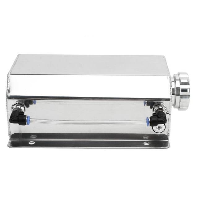 Coolant Expansion , Coolant Overflow Aluminium Alloy 2L Capacity Universal Radiator Reservoir for Most Cars