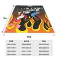 thumbnail image 4 of Cuphead Game Flannel Blanket Ultra-Soft Micro Fleece Throw Blanket For Bed Sofa Couch Car Office Unisex Adult Fuzzy Bed Blanket Cozy Kids Throw Blanket 80"x60", 4 of 8