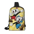 thumbnail image 2 of The Cuphead Show Crossbody Bags for Women Trendy, Sling Bag for Men with Adjustable Shoulder, Travel Essentials Backpack for Traveling, 2 of 8