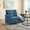 Double Blue, variant on Howcool 3-in-1 Sleeper Chair Convertible Pull Out Bed Adjustable Armchair Sofa Bed with USB & Side Pocket